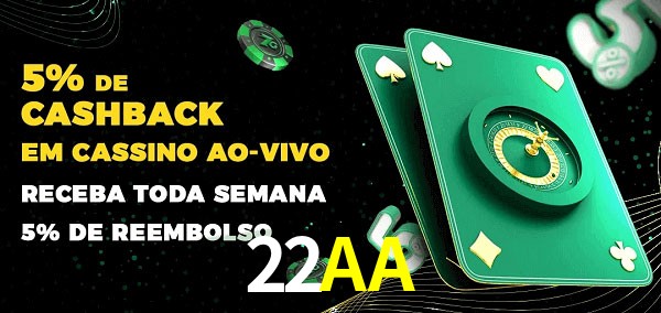 Promoções do cassino ao Vivo 22AA